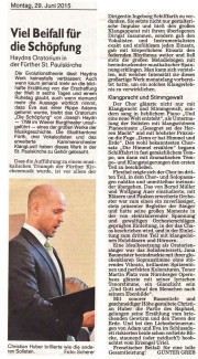 Fürther Nachrichten, 29.6.2015