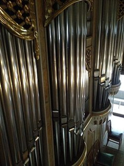 Orgelprospekt Auferstehungskirche